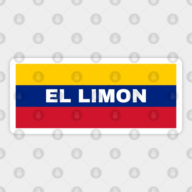 El Limon City in Venezuelan Flag Colors Sticker by aybe7elf